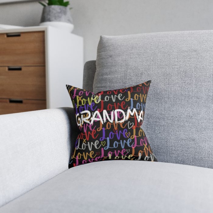 Grandma's Love Square Pillow - Image 4