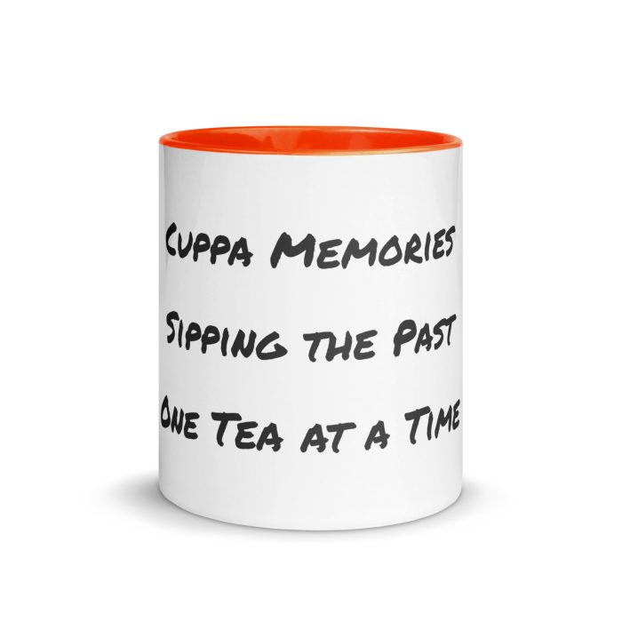 Cuppa Memories: Sipping the Past, One Tea at a Time | A  Mug with Bright Color Inside - Image 3