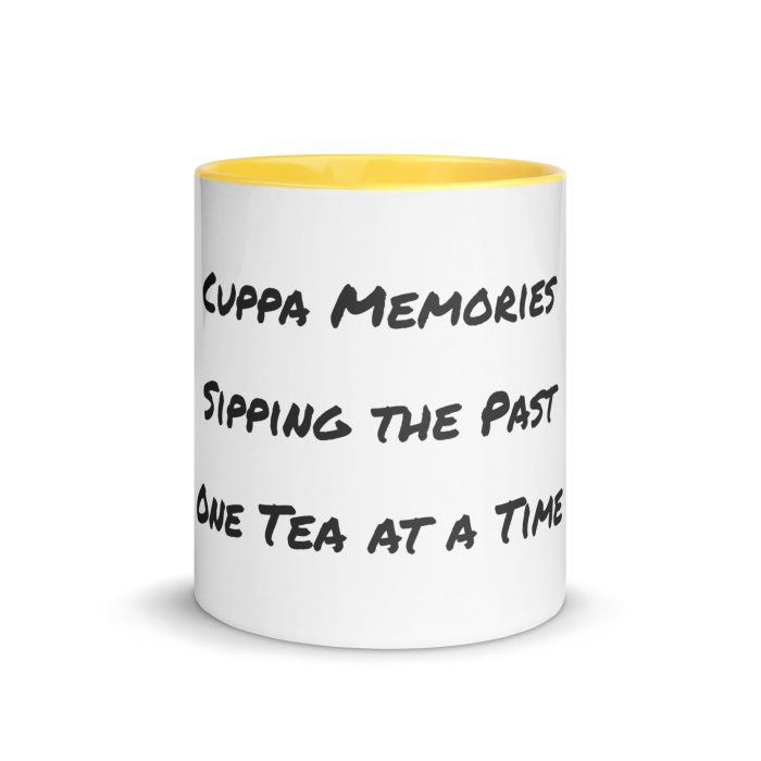 Cuppa Memories: Sipping the Past, One Tea at a Time | A  Mug with Bright Color Inside - Image 10