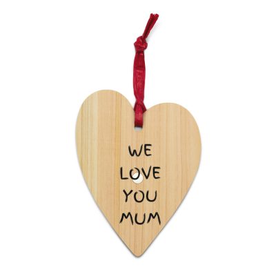 "Treasured Moments" Heart-Shaped Wooden Decoration - Dementia Direct