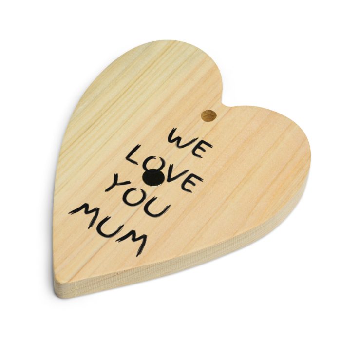 "Treasured Moments" Heart-Shaped Wooden Decoration - Dementia Direct