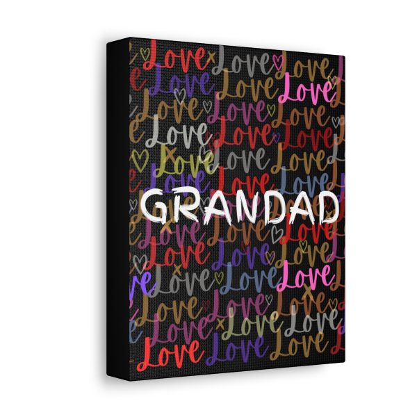 Grandad Love - Stretched Canvas