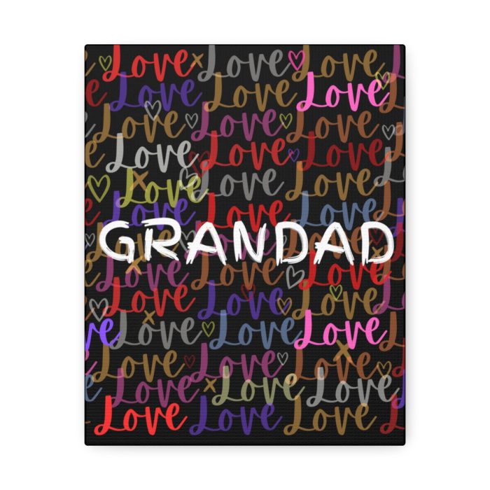 Grandad Love - Stretched Canvas - Image 2