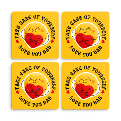 LOVE DAD” COASTER SET