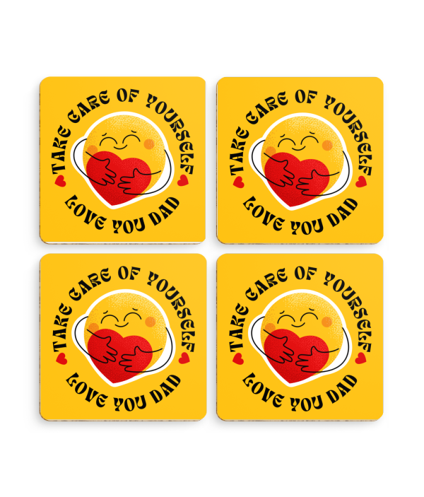 LOVE DAD” COASTER SET