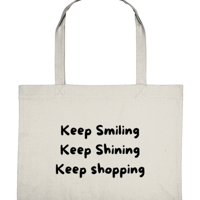 Smiling Shining Shopping Shopping Bag