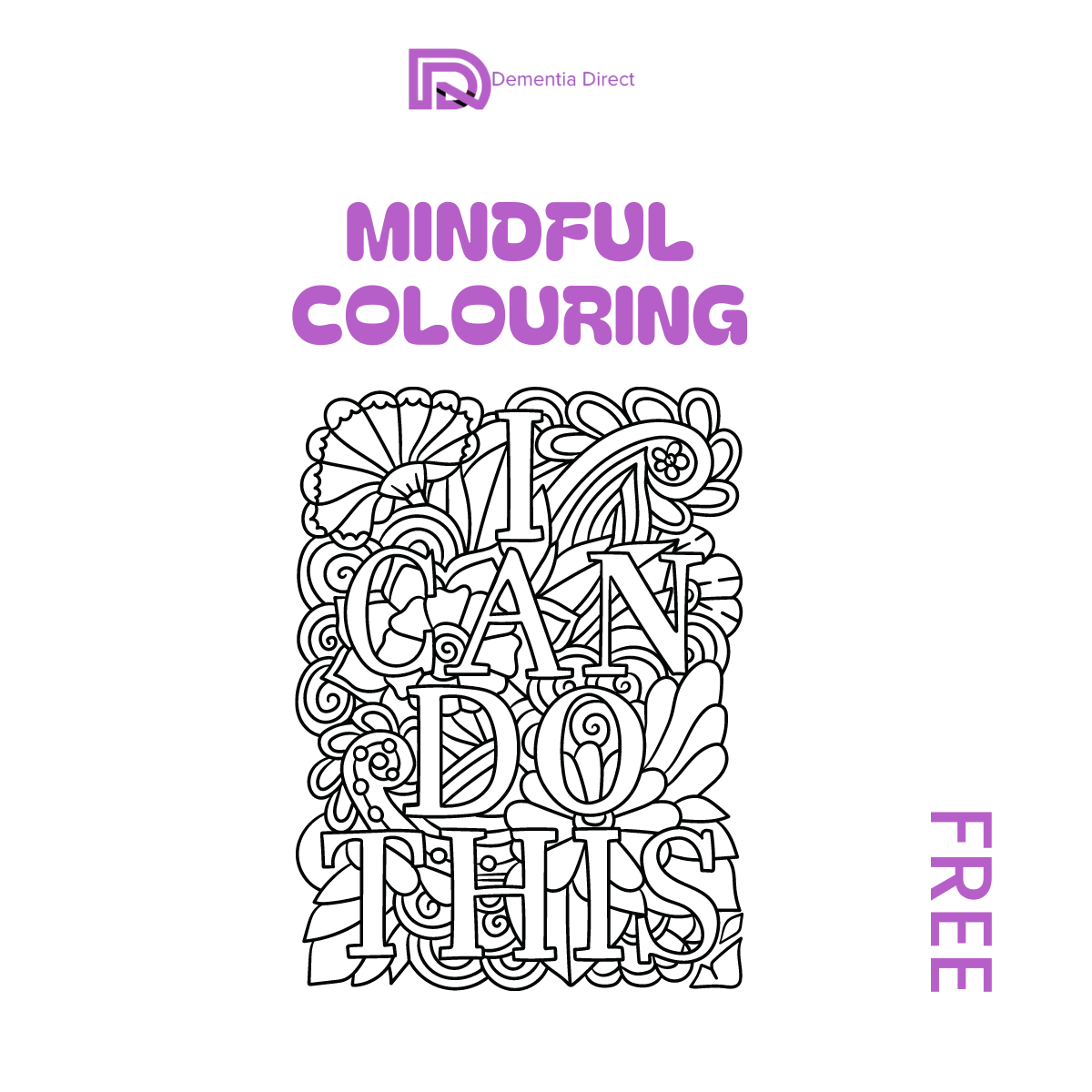 FREE Mindful Colouring Book