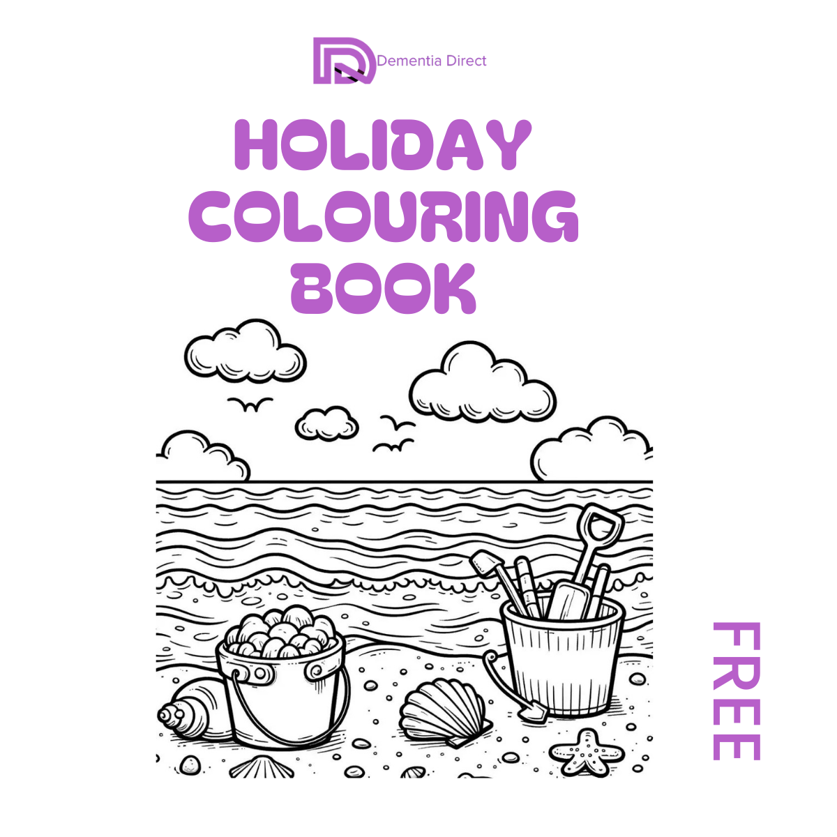 FREE Holiday Colouring Book