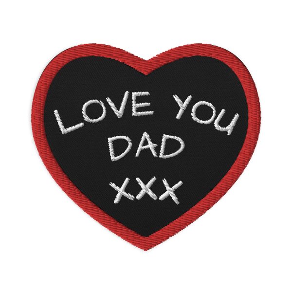 Love You Dad | Embroidered patches