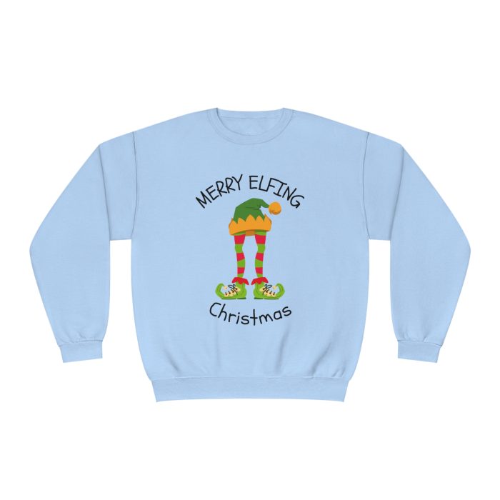 Merry Elfing Christmas  - Unisex NuBlend® Crewneck Sweatshirt - Image 7