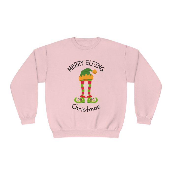 Merry Elfing Christmas  - Unisex NuBlend® Crewneck Sweatshirt - Image 5