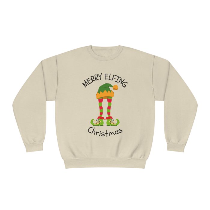 Merry Elfing Christmas  - Unisex NuBlend® Crewneck Sweatshirt - Image 9