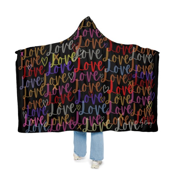 Therapeutic Love Snuggle Hooded Blanket for Warmth and Security