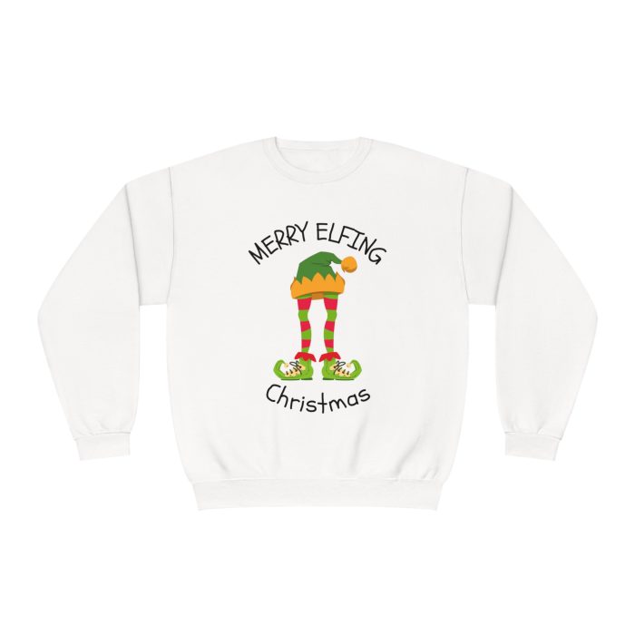 Merry Elfing Christmas  - Unisex NuBlend® Crewneck Sweatshirt - Image 11